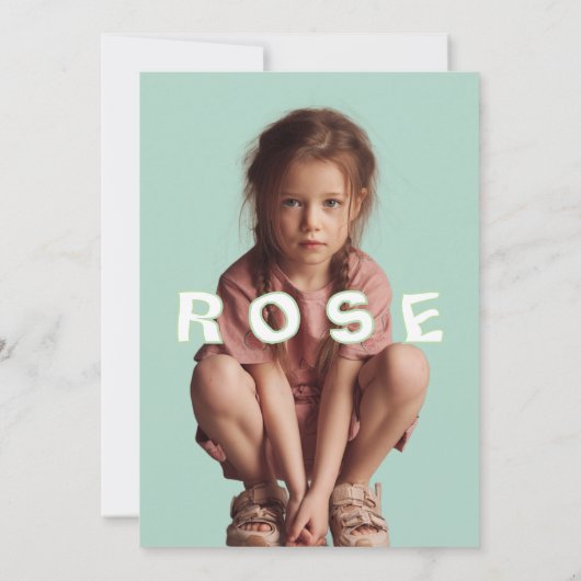 Dubbele cijfers viering Bash Kaart (Achterkant)