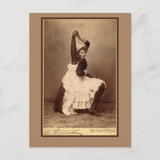 Dubbele Circus Performer op kaarten (Voorkant)