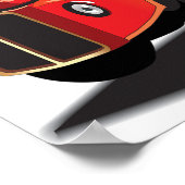 Dubbele Decker Bus Poster (Hoek)