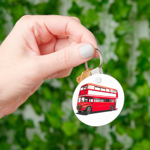 Dubbele Decker Bus Sleutelhanger