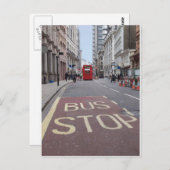 Dubbele deckerbus in Londen Briefkaart (Voorkant / Achterkant)