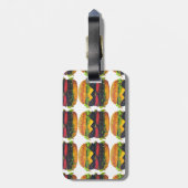Dubbele Deluxe Hamburger met kaas Bagagelabel (Achterkant verticaal)