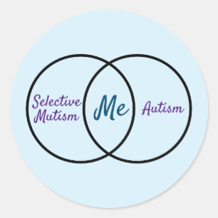 Dubbele diagnose van venn ronde sticker