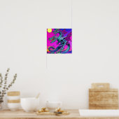 Dubbele draak poster (Keuken)