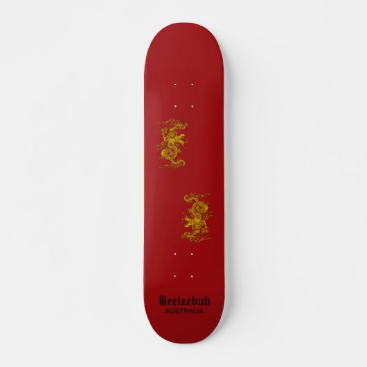 Dubbele draak skateboard (Voorkant)