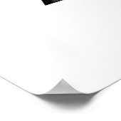 Dubbele driehoeken. Modern. Minimaal . Geometrisch Poster (Hoek)