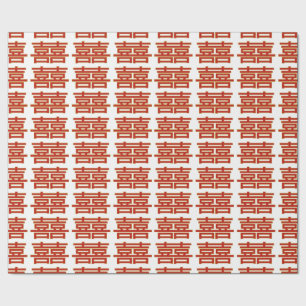 Dubbele geluk cadeaupapier