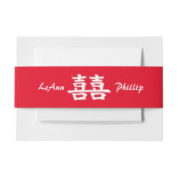 Dubbele gelukkige Chinese bruiloft rood