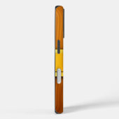 Dubbele gouden band op hout Case-Mate iPhone case (Achterkant / Rechts)