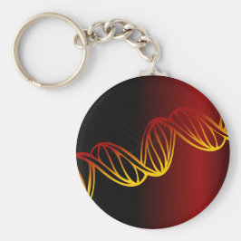 Dubbele helix sleutelhanger