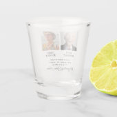 Dubbele herinnering aan de herinnering shot glas (Achterkant)