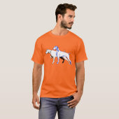 Dubbele honden t-shirt (Voorkant volledig)