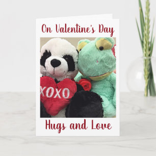 **DUBBELE HOOG AAN U** OP VALENTIJNSDAG FEESTDAGEN KAART