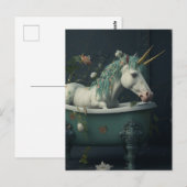 Dubbele hoorn in de buis, Briefkaart (Voorkant / Achterkant)