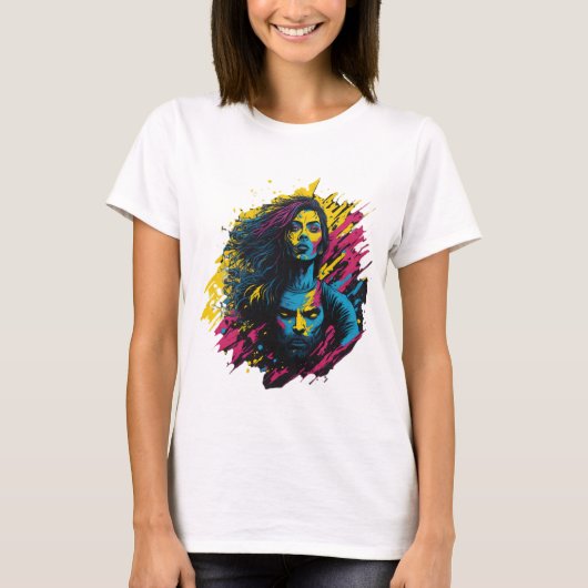 Dubbele identiteit t-shirt (Voorkant)