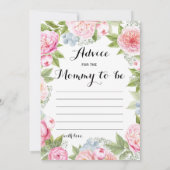 Dubbele kant- 2 Baby shower spelletjes- Hoe oud |  Kaart (Achterkant)