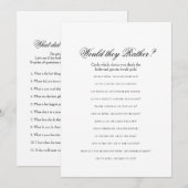 Dubbele Kant - 2 Bruidsjonker Spellen (Voorkant / Achterkant)