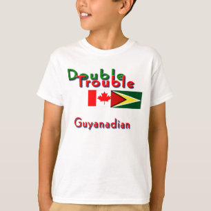Dubbele kinder t-shirts voor guyanese-canadese 