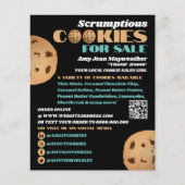 Dubbele koekjes Logo, koekjesverkoop Flyer (Voorkant)