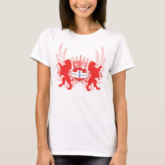  dubbele leeuwen - 3 gele sterren - projectsheet t-shirt