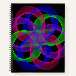 Dubbele Lus Mesh Geometrisch Spiraal Notitieboek