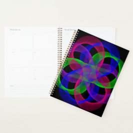 Dubbele Lus Mesh Geometrische Spiraal Planner