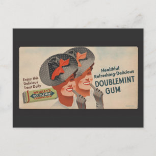 Dubbele Mint Twins Poster Art Briefkaart