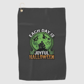 Dubbele Moeite Problemen Heks Pompoen Halloween Sp Golfhanddoek
