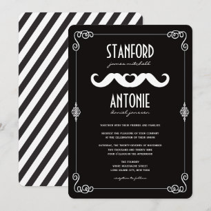 Dubbele Mustaches houden van  klassieke homepage Kaart