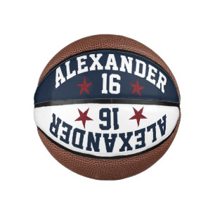 Dubbele naam Personaliseer Basketball Basketbal