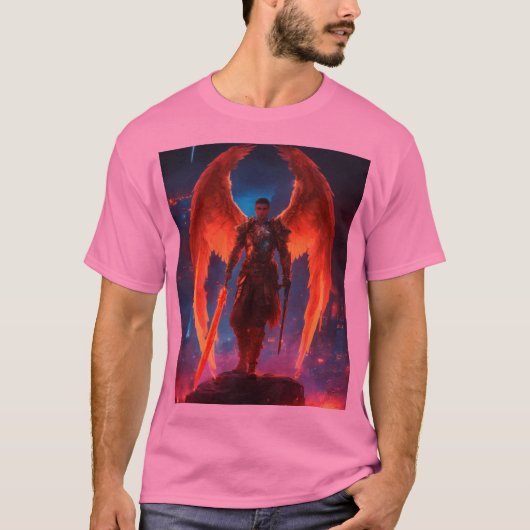 Dubbele Natuur: Devil en Angel T-shirt (Voorkant)