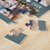 Dubbele onderschriften bewerkbare kleur Aangepaste Legpuzzel (Zijkant)