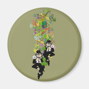 Dubbele probleemloze Ierse tweeling Magneet