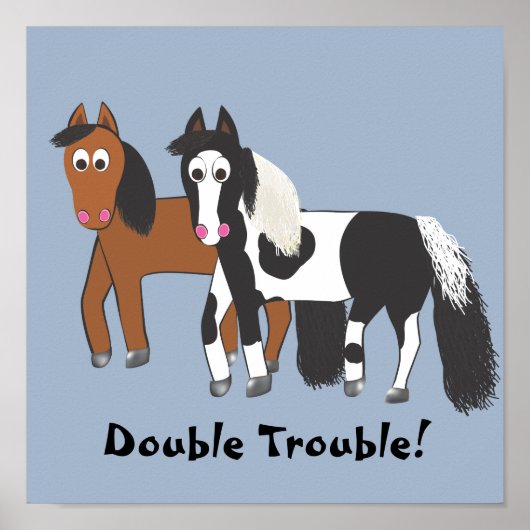 Dubbele problemen! Poster (Voorkant)