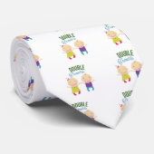 Dubbele problemen stropdas (Opgerold)