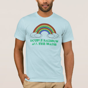 DUBBELE RAINBOW ALLEMAAL T-SHIRT