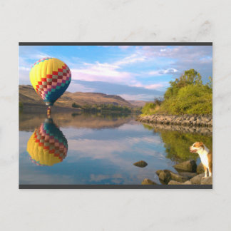 Dubbele regenboog briefkaart