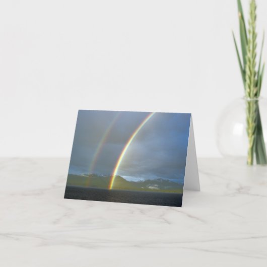 Dubbele Regenboog Kaart (Voorkant)