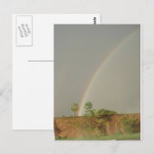 Dubbele regenboog, Oranje district, CA Briefkaart (Voorkant / Achterkant)