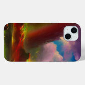 Dubbele regenboog over dramatische klif Case-Mate iPhone case (Achterkant (horizontaal))