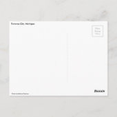 Dubbele regenboog over het Briefkaart van Traverse (Achterkant)