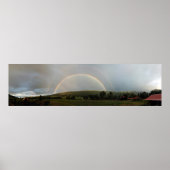 Dubbele regenboog poster (Voorkant)