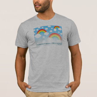 Dubbele regenboog t-shirt