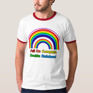 Dubbele regenboog t-shirt