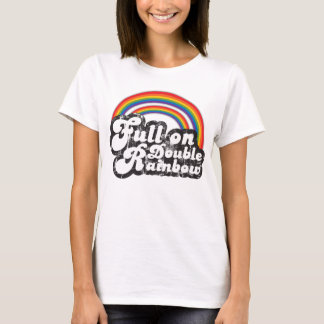 Dubbele regenboog t-shirt