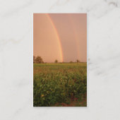 Dubbele regenboog visitekaartje (Achterkant)