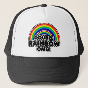 Dubbele regenboogOMG zo intens Trucker Pet