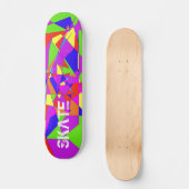 Dubbele regenboogskateboard skateboard (Voorkant)