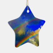 Dubbele regenboogvisie keramisch ornament (Rechts)