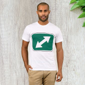 Dubbele richting pijlen Mannen T-shirt